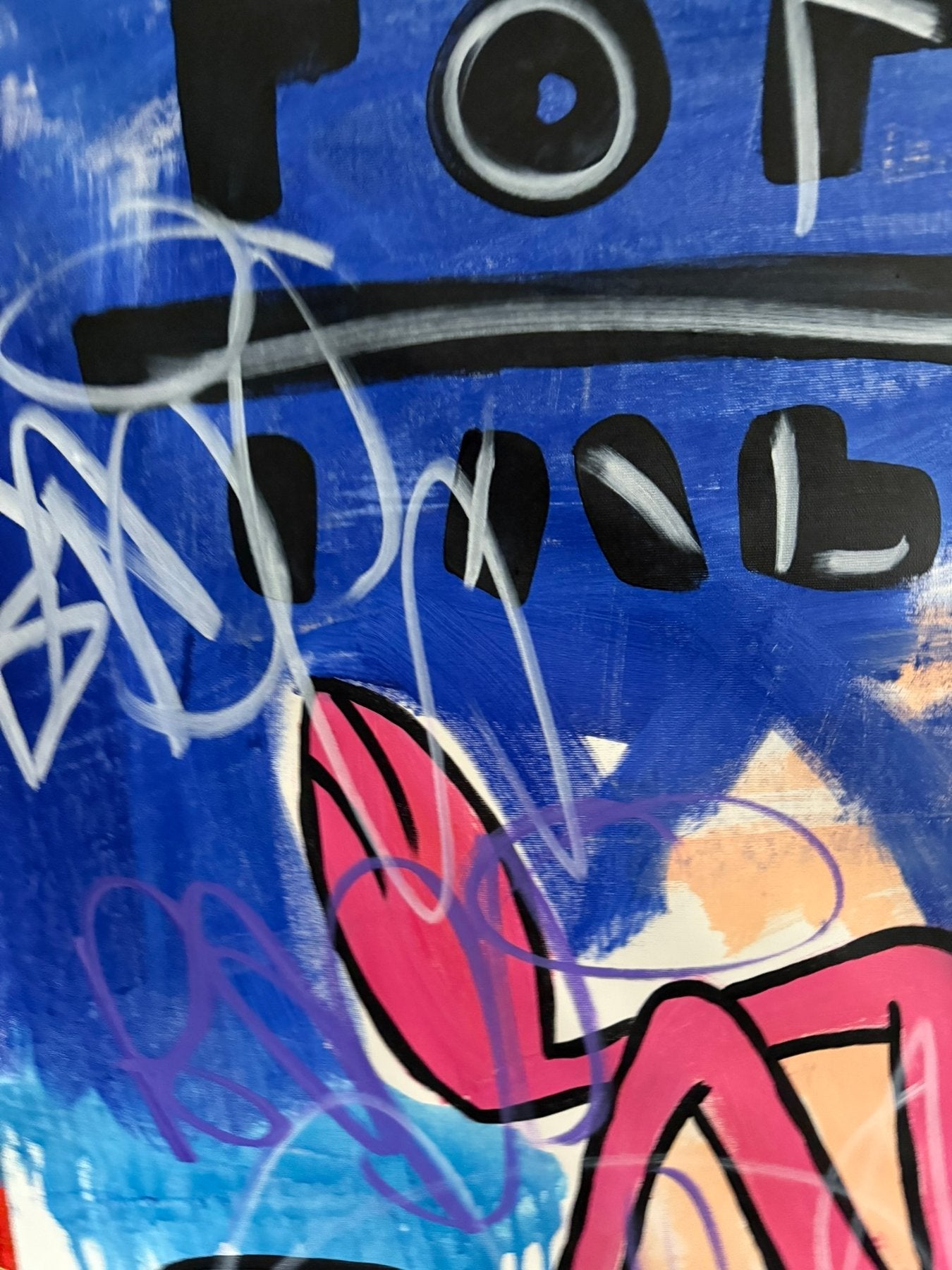 Pink Panther X — Freda People (Original Artwork) 105 × 105 cm