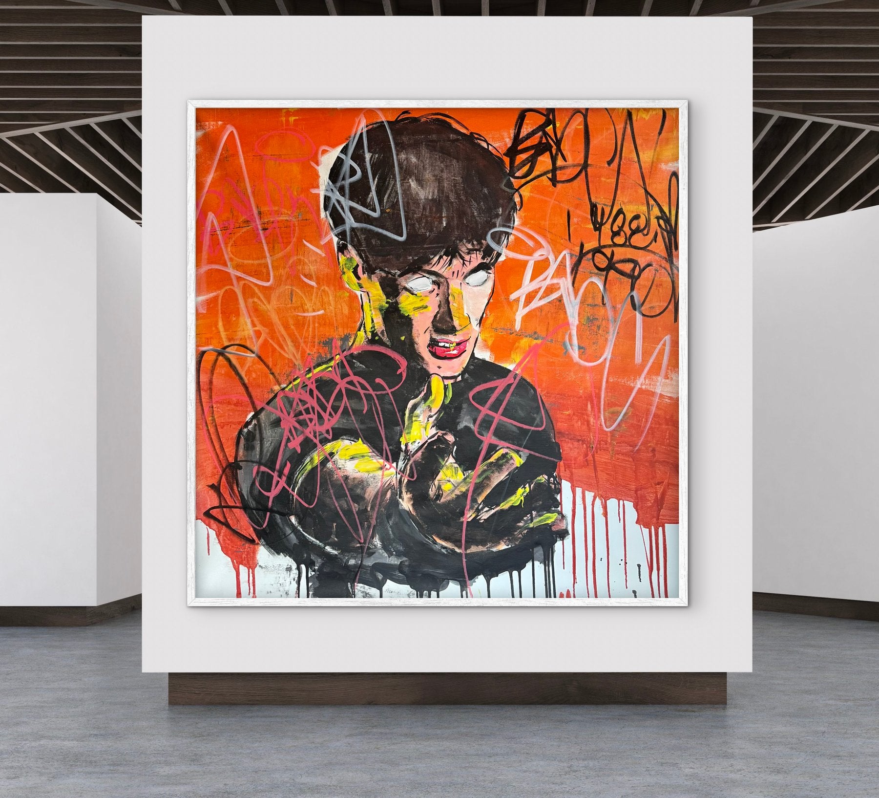 Stranger Things (Netflix XL) — Freda People (Original Artwork) 105 × 105 cm