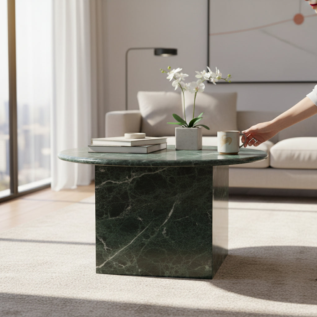Verde Alpi Coffee Table — 60 cm